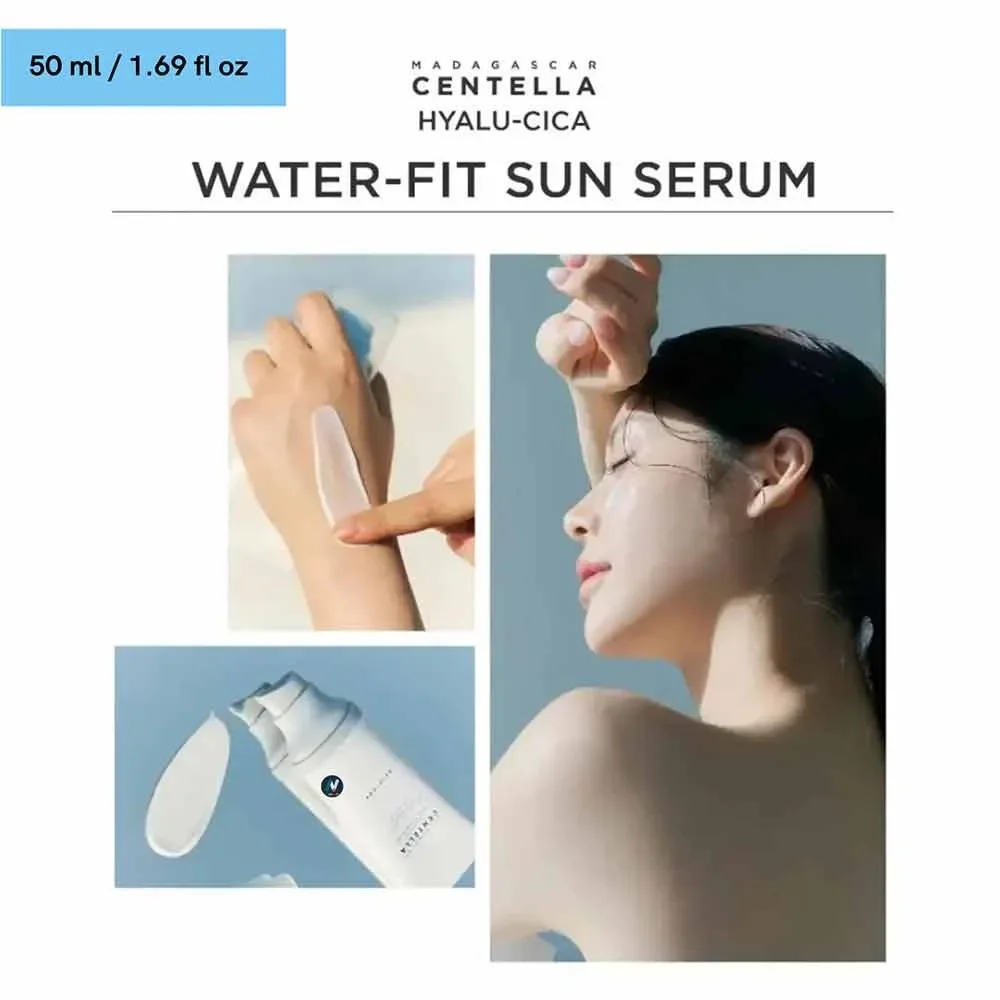 Солнцезащитный крем Madagascar Centella 50 мл (Air-Fit Water Fit Hyalu-cica Осветляющий тон Air-Fit Фото №3