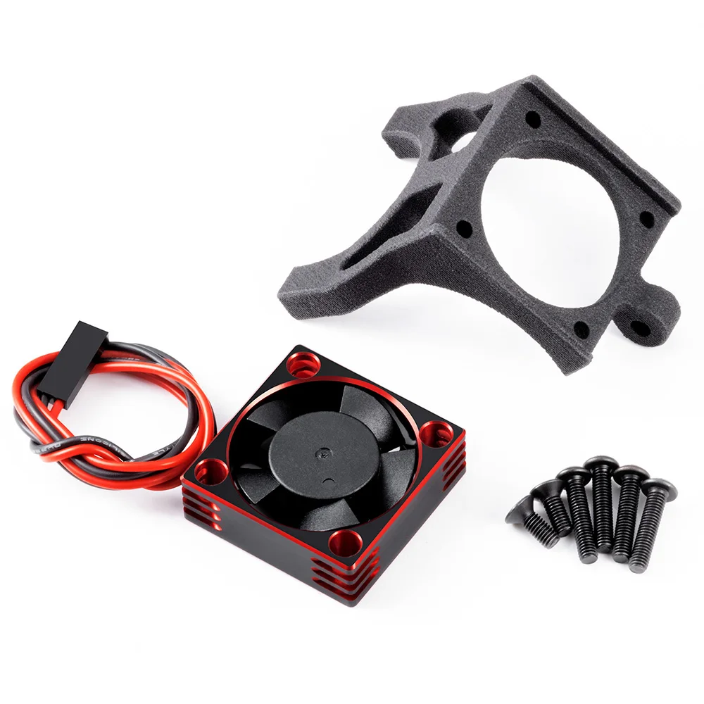 AXSPEED Motore Radiatore TRX Spina Ventola di Raffreddamento con Supporto per Team Associated RC10 1/10 RC Auto Parti di Aggiornamento Accessori
