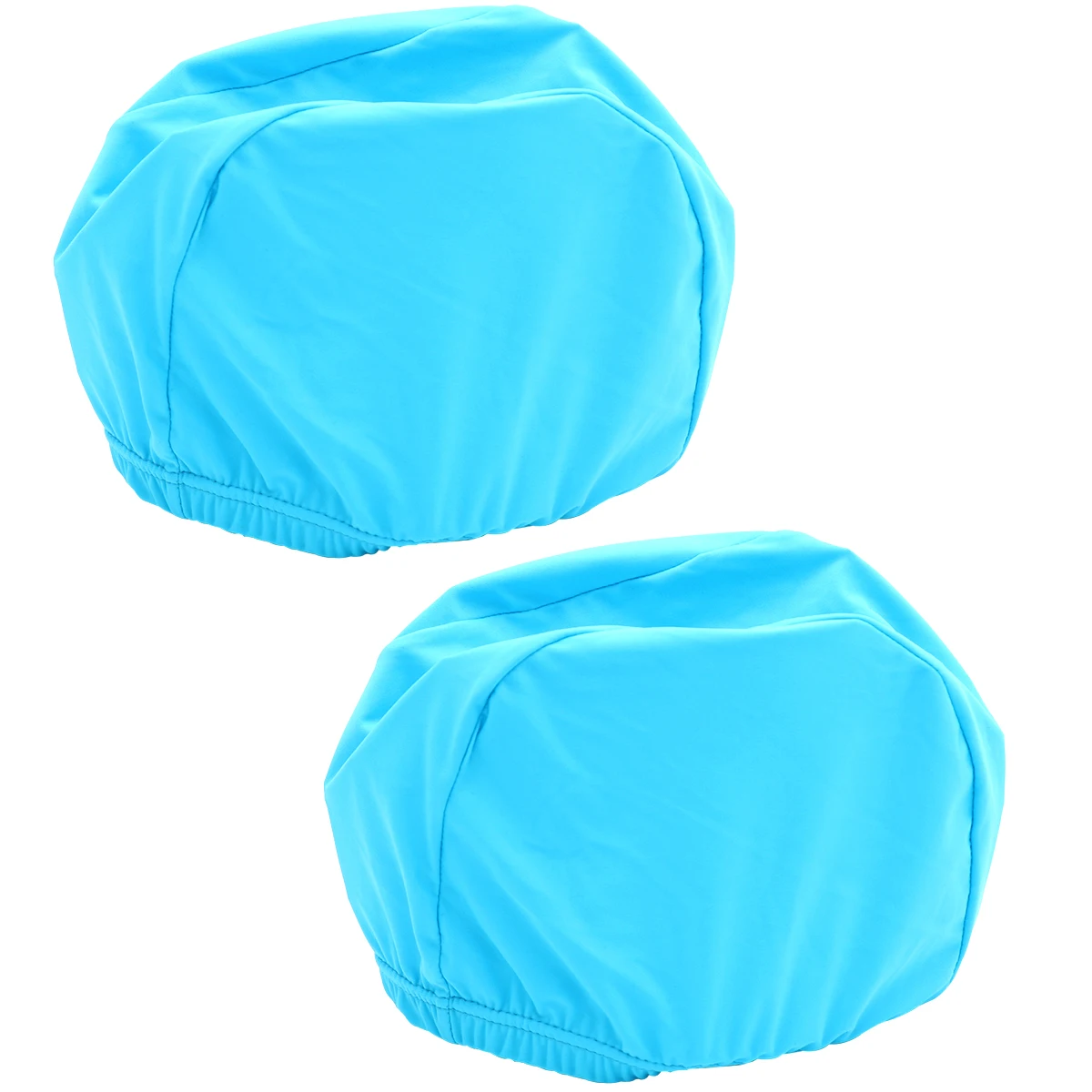 

2 Pcs Swimming Cap Hair Protection Fabric Bathing Adult Woman One Size Caps for Ladies