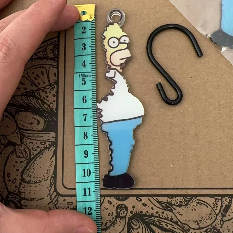 سمبسنز شجرة عيد الميلاد الديكور أنيمي قلادة خشبية شجرة عيد الميلاد شنقا زخرفة للمنزل زينة الاطفال السنة الجديدة دمى هدايا