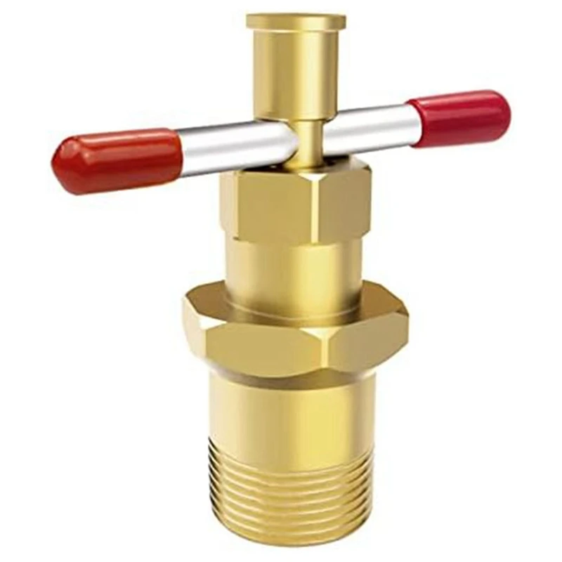 1 PCS Compression Valve Removal Tool Gold Copper For Olive Puller With Diameters Of 1/2 Inch &3/4 Inches Ferrule