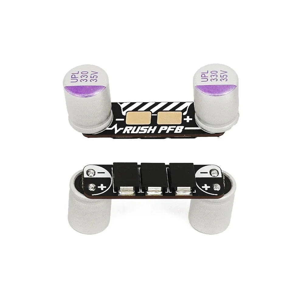 RUSHFPV-Placa de filtro de potencia para Dron teledirigido, controlador de vuelo ESC con capacidad eléctrica de 35V y 330UF, 6S