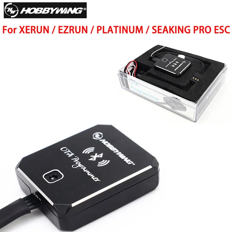 Programmatore OTA LCD LED Hobbywing per programmazione Platinum XeRun EzRun Seaking Pro ESC