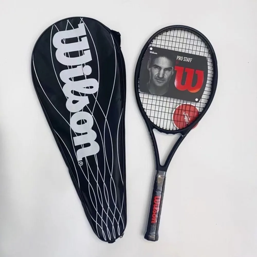 Wilson All Carbon Federer Racket 97 V13 Tennisracket 290G 315G Professionele Mannelijke En Vrouwelijke Studenten Cursus Beginner