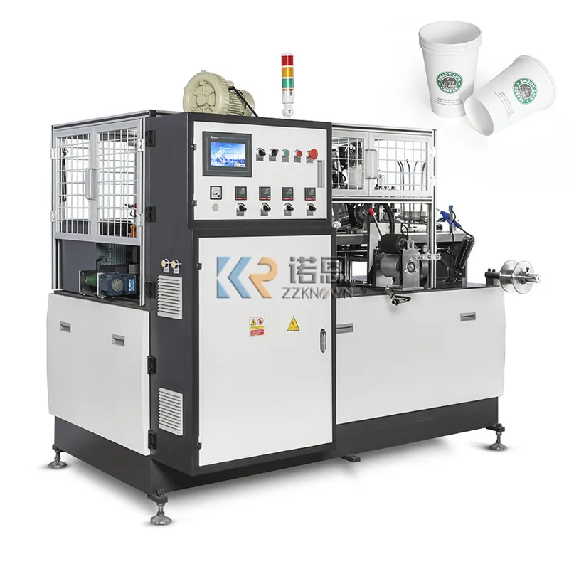 Automatic Coffee Tea Paper Cup Making Machine Disposable Ice Cream Paper Cup Forming Machinery Price Water Juice