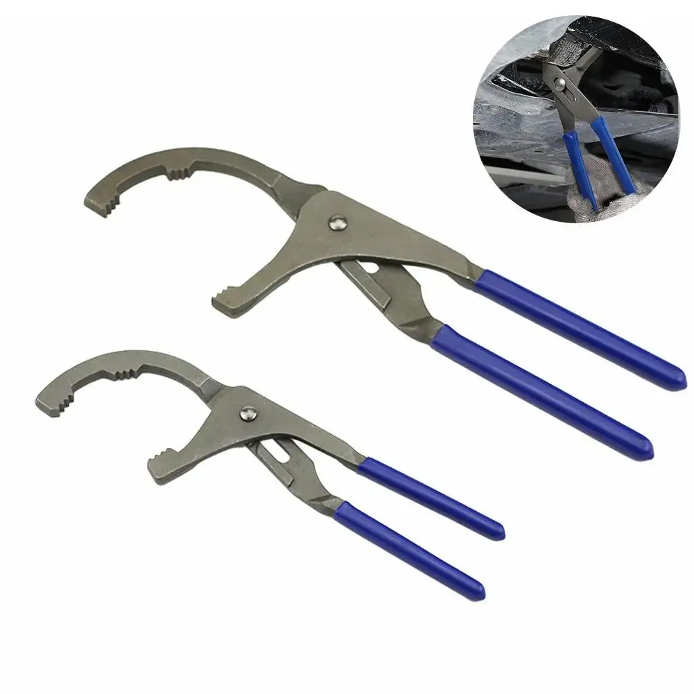 Ölfilter-Schlüssel 9/12 Zoll Verstellbare Ölfilter-Entfernungszange, Ideal für Motorfilter von Autos und LKWs, Filter-Demontagewerkzeug