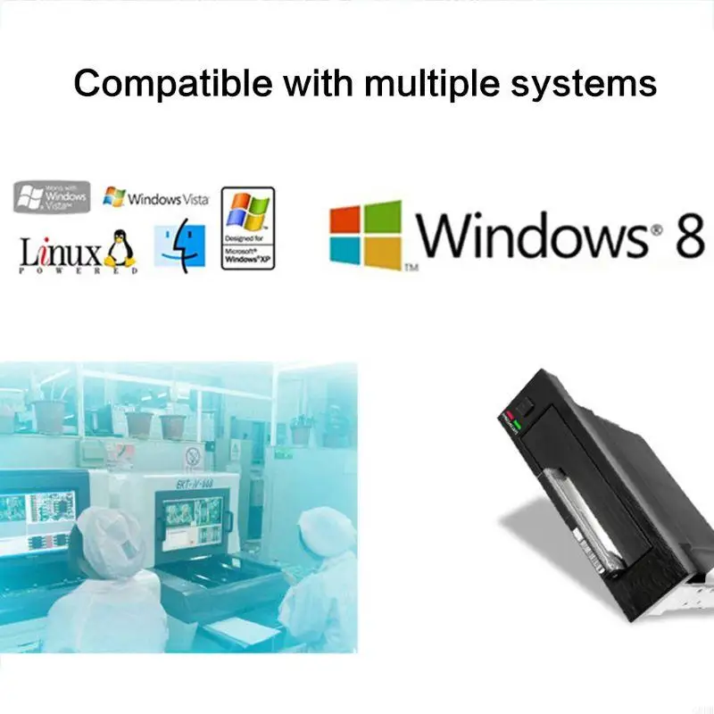 G8DB Internal Tray-less Mobile Rack for 2.5" 3.5" SSD HDD Hard Backplane