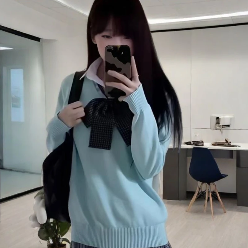 Water blue sweater