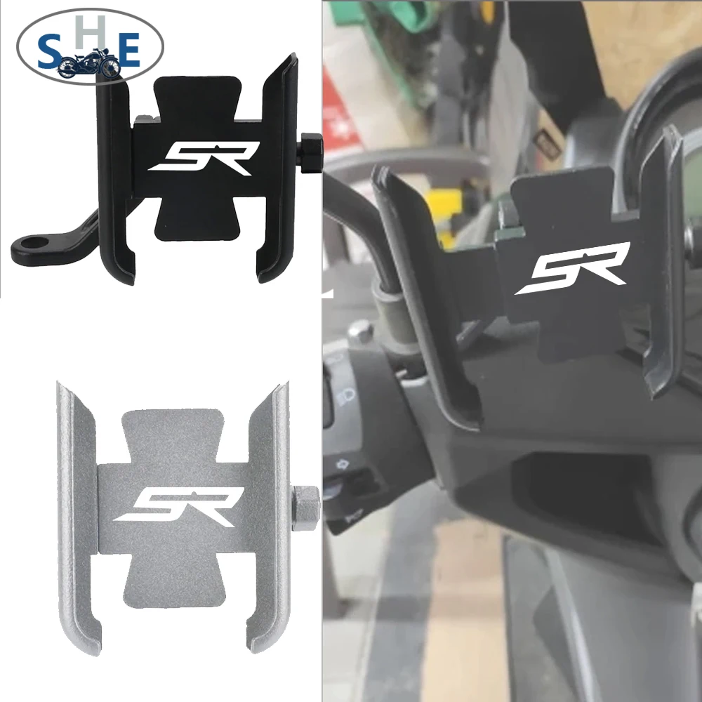 FOR APRILIA SR 50 MY SR MAX 125 300 2011-2024 2023 2022 2021 2020 19 Motorcycle Handlebar Mobile Phone Holder GPS Stand Bracket