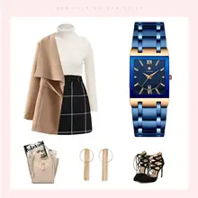 Ladies Square Quartz Watch #2