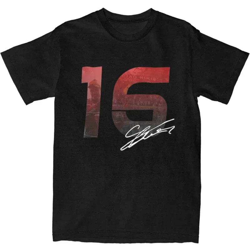 Fashion Charles Leclerc 16 T-shirts for men women pure cotton tees shirt gift idea clothes harajuku Crewneck new in tops & tees