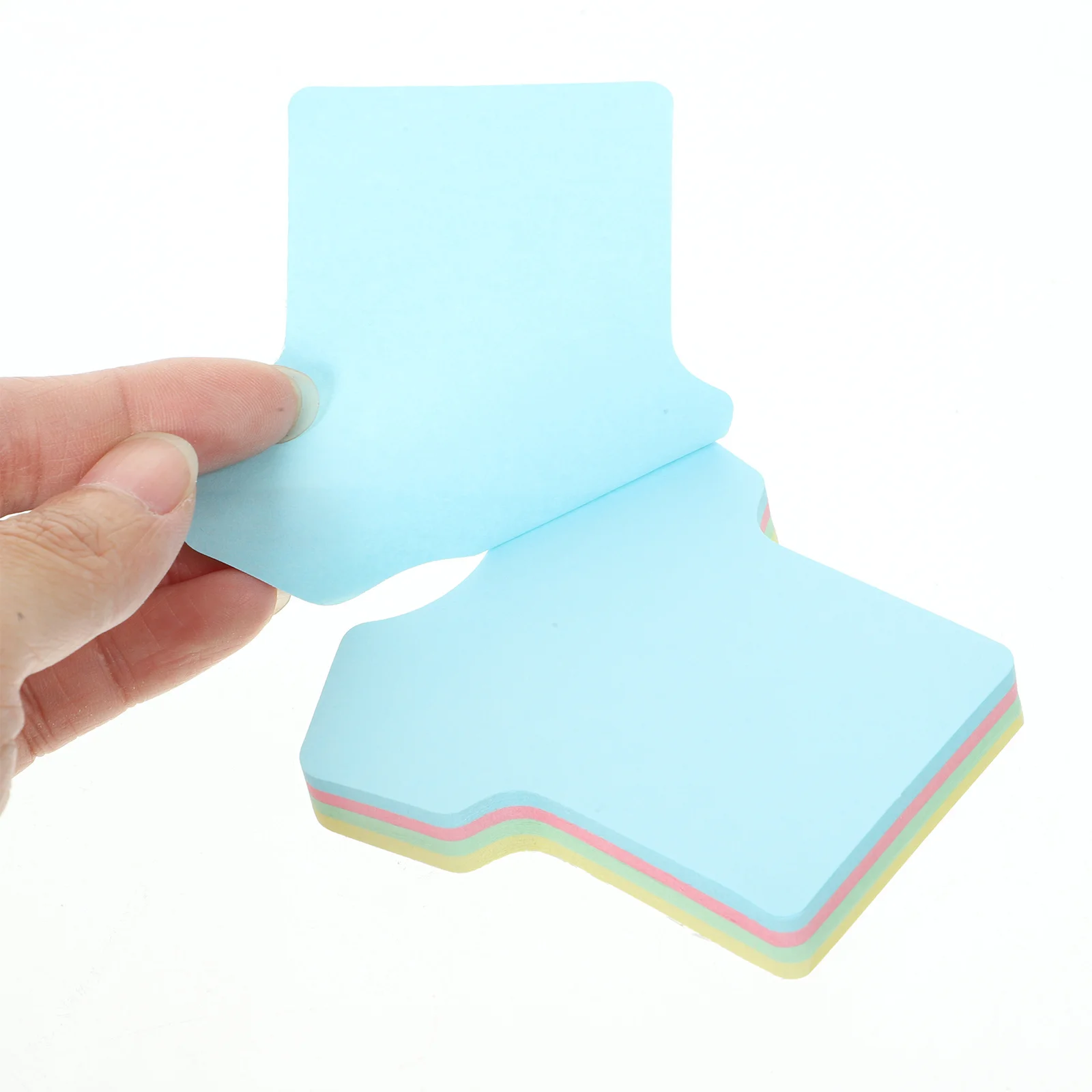 

6Pcs Self-Stick Note Pads for Office School Students Memo Pads Paper Notes Stickers Portable Reusable