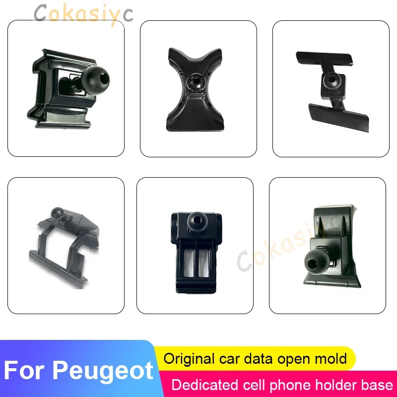 Phone Holder In Car Dedicated Mount Bracket Base Collocation GPS Stand Support For Peugeot 4008 5008 3008 308 408 508 Accesorios