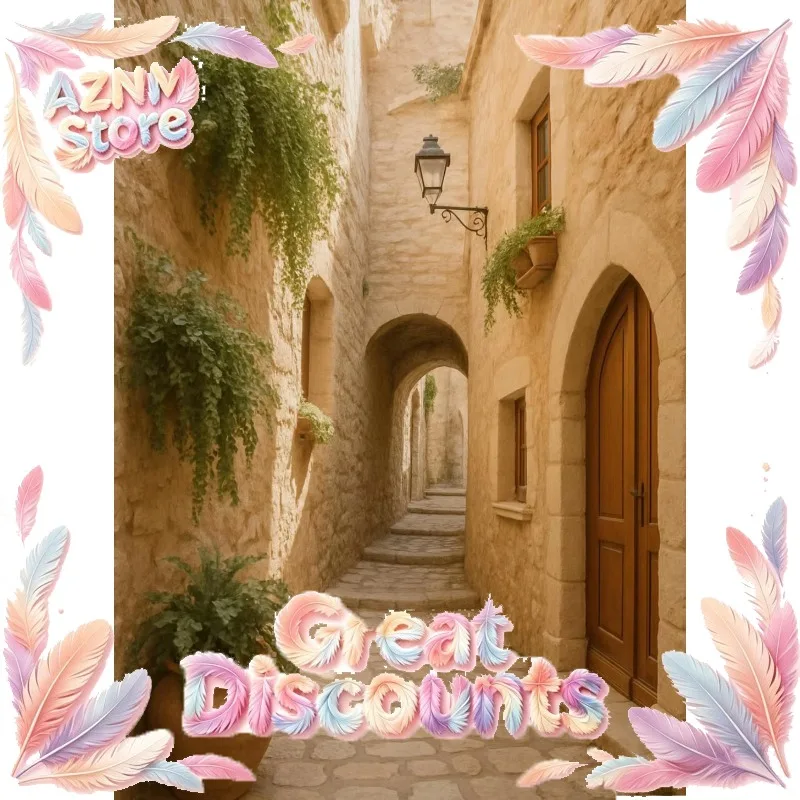 Mediterranean Stairway  Rustic European Tuscan Village Stone Archway Olive Tree Poster Canvas Painting Print Wall Art Home 2026