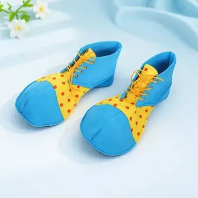 Heren Clown Cosplay Schoenen 1 Paar Grote Halloween Circus Kostuum Sandalen voor Party Prestaties Rollenspel Dress Up Accessoires Rekwisieten