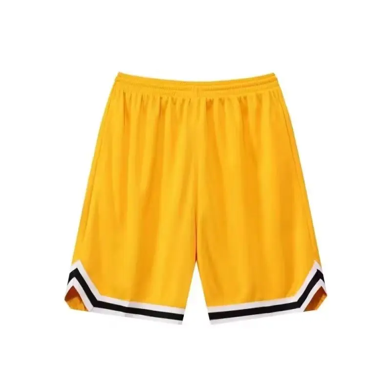 Pantalones cortos informales de baloncesto para hombre, ropa de calle americana, pantalones deportivos holgados de pierna ancha recta, Hip-hop, Y2K,