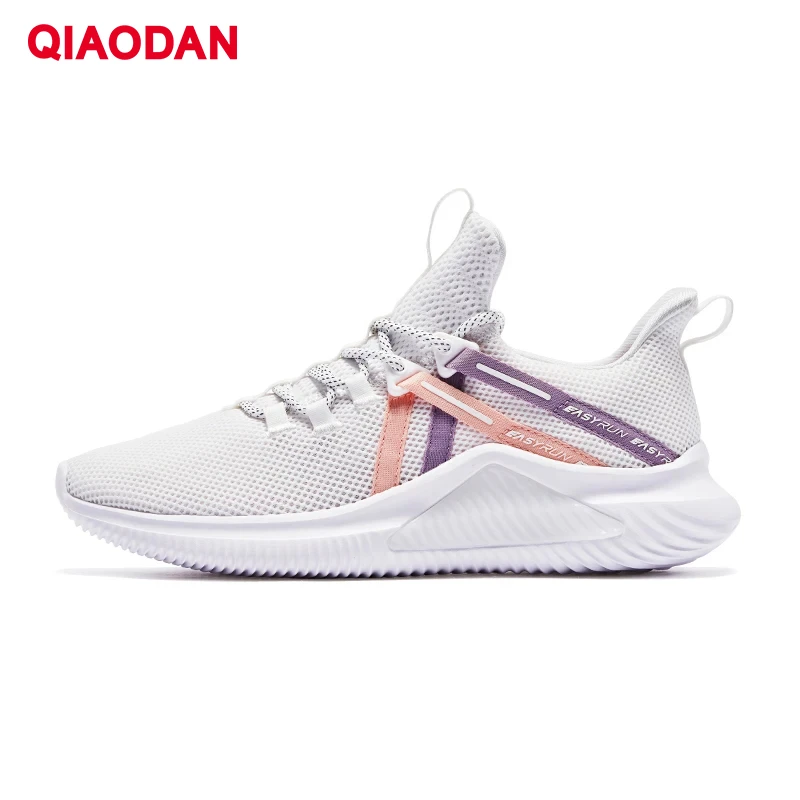 QIAODAN-Zapatillas deportivas cómodas y transpirables para mujer, calzado ligero con amortiguación, XM16200217, 2023