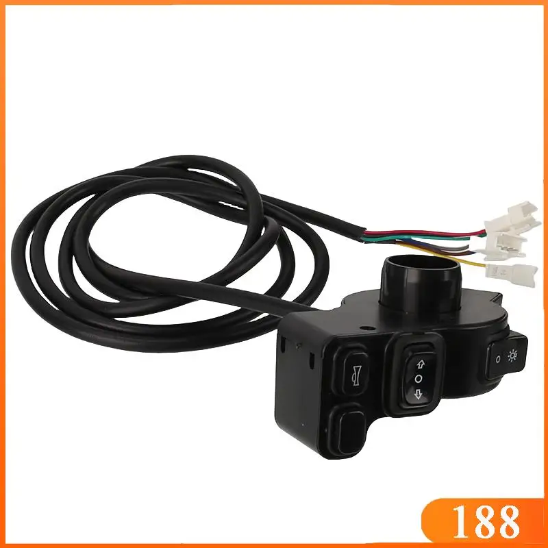3 In1 Motorcycle Switch ATV Quad Headlights Turn Signal Horn ON/OFF Button For For   22mm Handlebars Universal