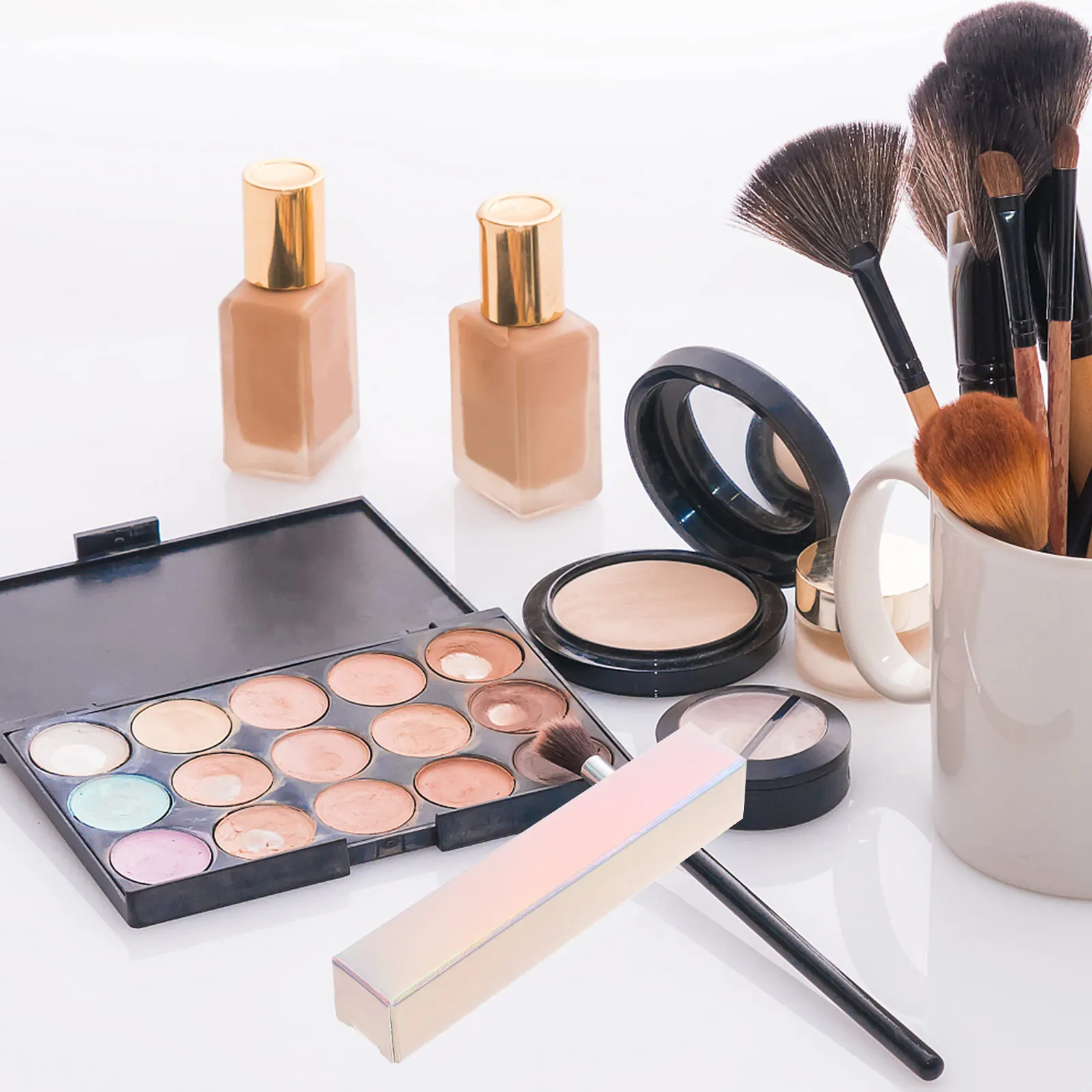 50Pcs Paper Lip Gloss Packaging Boxes Empty Lipstick Pack Containers Classic Design for Women Ladies Paper Lip Gloss Box