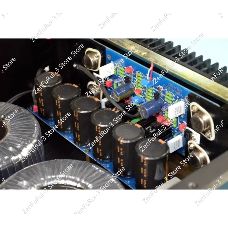 AM-90 Audiophile HiFi Pure Post-stage Power Amplifier, Double Niu, Gold Sealed Tube Double Parallel 8 Tube Class A