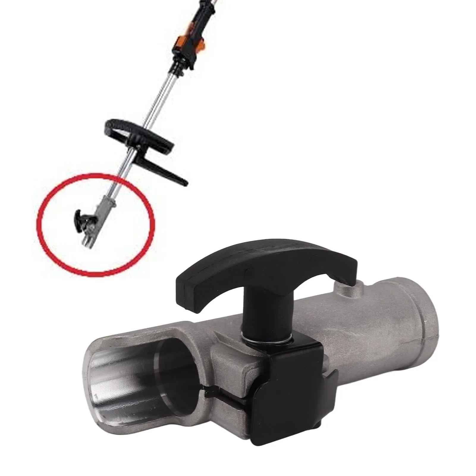 7 Spline 26mm Strimmer Trimmer Brush Cutter Shaft Connector Join Clamp Garden Tool Parts Grass Cutters Shaft Connector