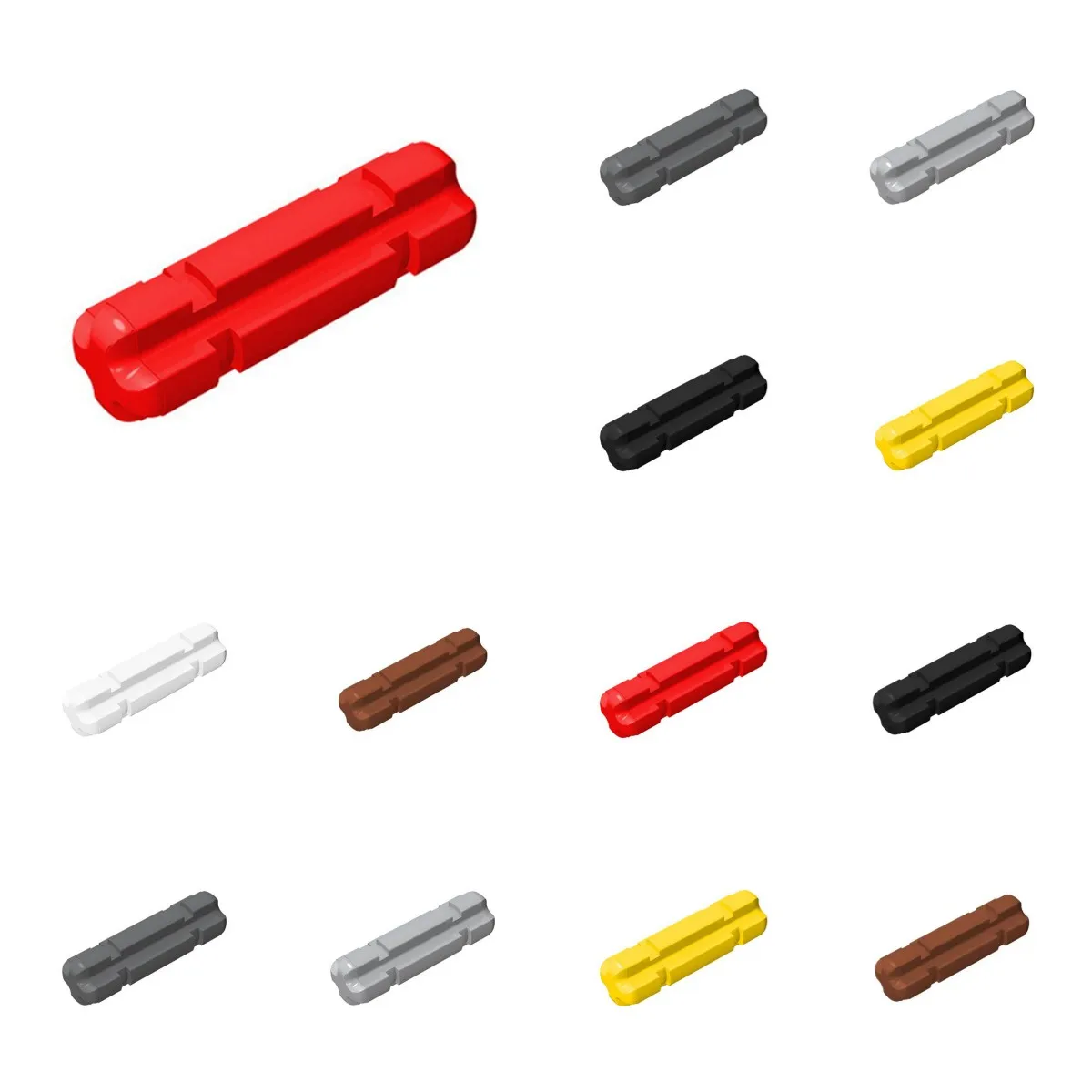 50 stücke 3704 32062 Achse 2L Kerb Ziegel Sammlungen Groß Modulare GBC Spielzeug Für Technische MOC Set Gebäude Blöcke