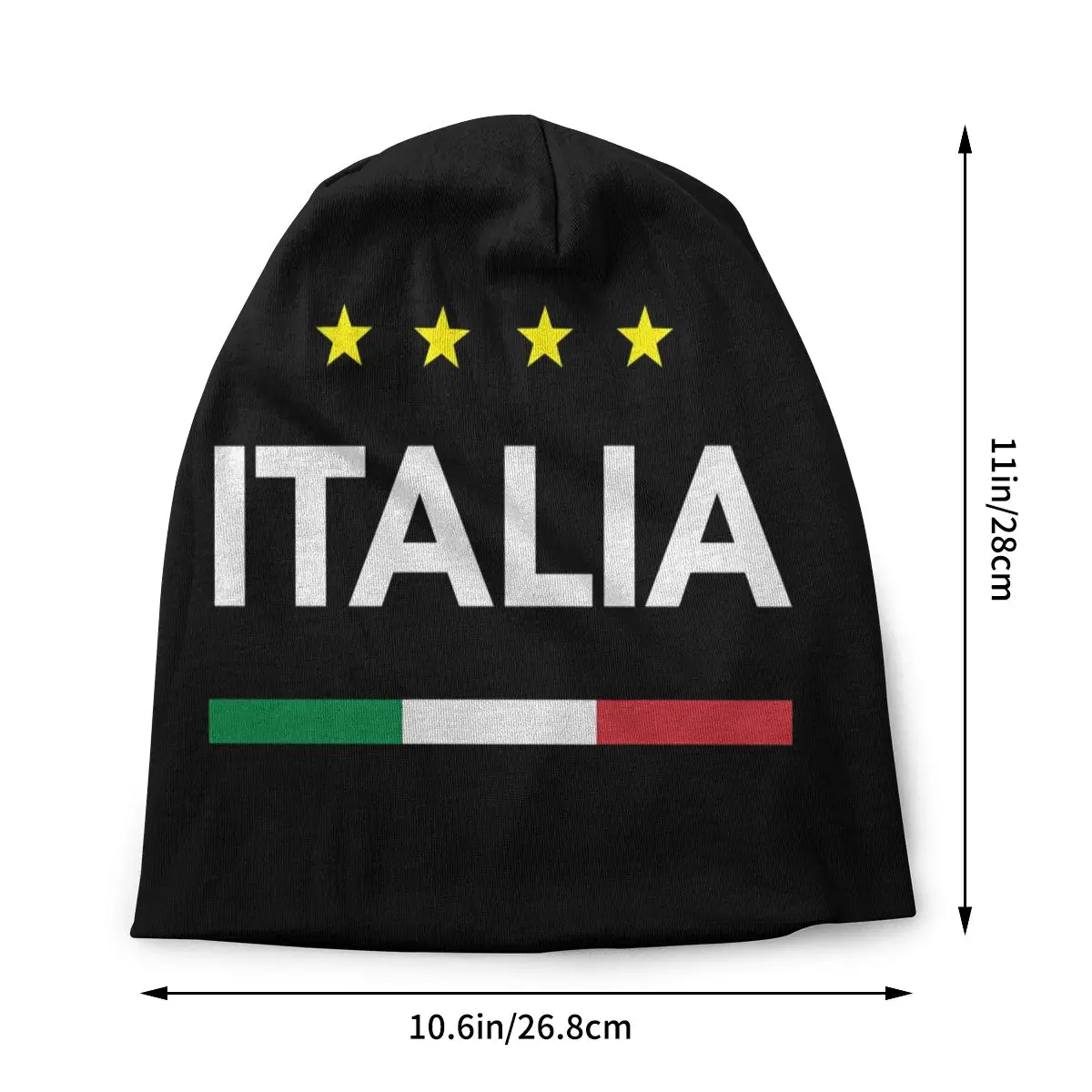 Flag Of Italy Skullies Beanies Fashion Hats Italy Italian Thin Bonnet Special Caps Men Women's Earmuffs