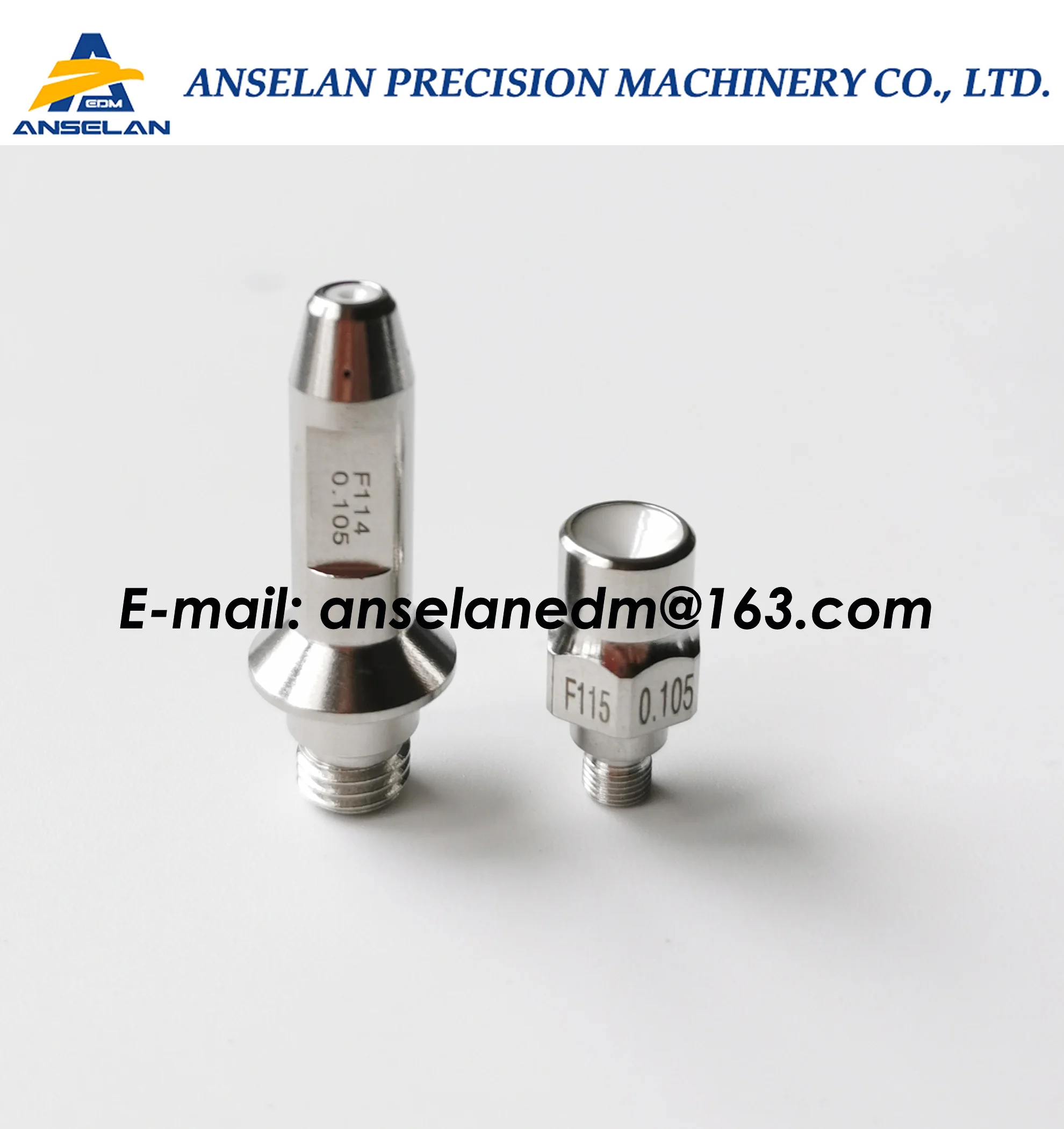 

A290-8104-Y702 Upper 0.10mm Wire Guide and A290-8119-Y703 Lower 0.10mm Wire Guide HP (Double Ceramic)