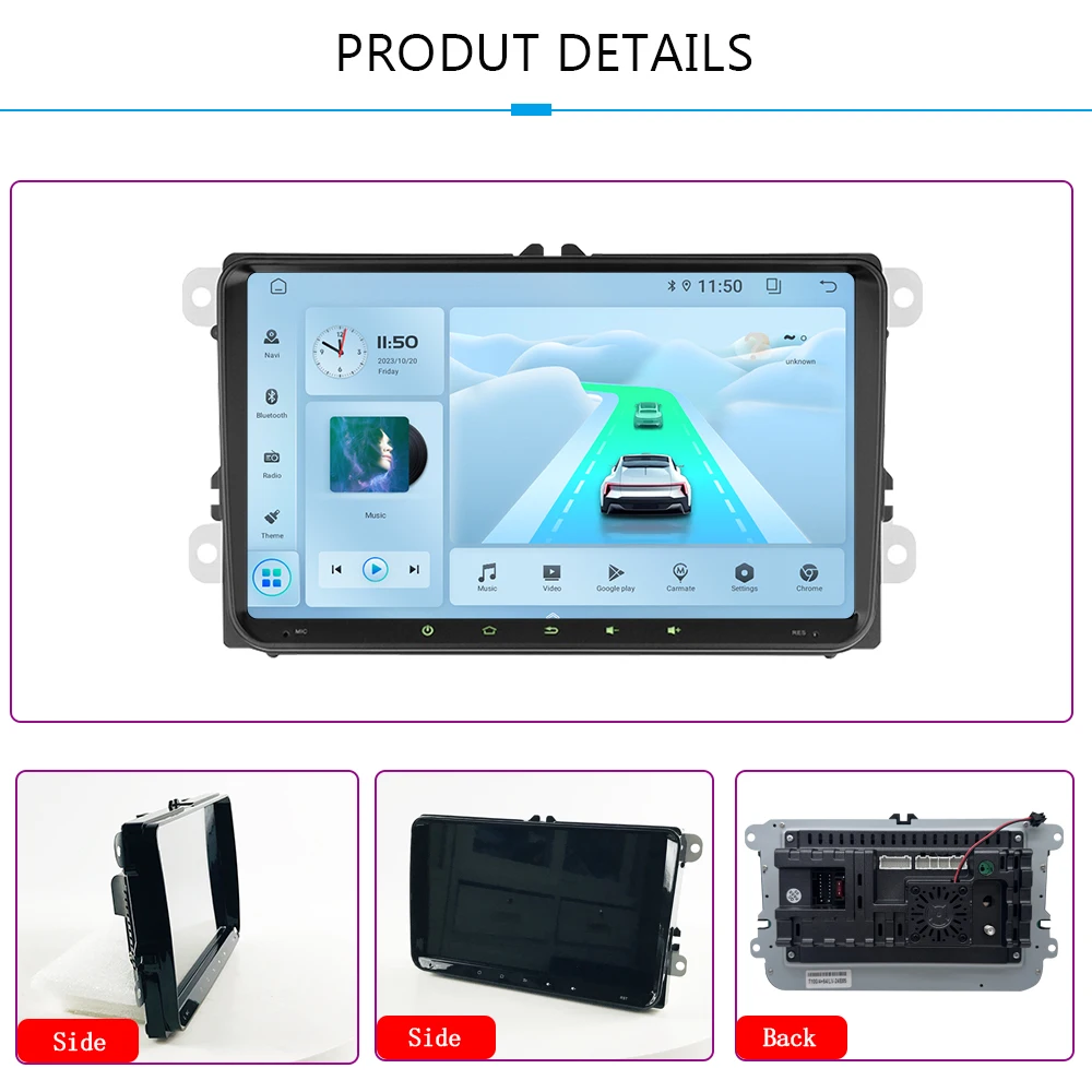 أندرويد 13 6G + 128G مشغل أسطوانات للسيارة راديو GPS لمرسيدس بنز C CLK الفئة W203 S203 C209 W209 رئيس وحدة السيارات ستيريو CarPlay