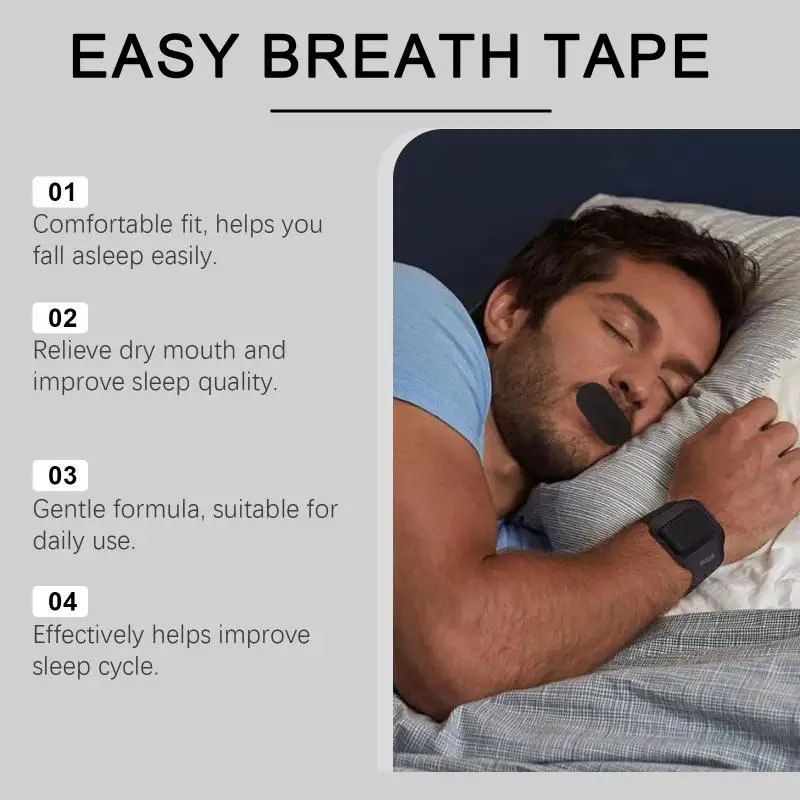 Anti Snoring Nose Strips for Breathing Correction Physical Expansion Breathable Nasal Patch Better Sleep Anti-Snoring Nasal Stri