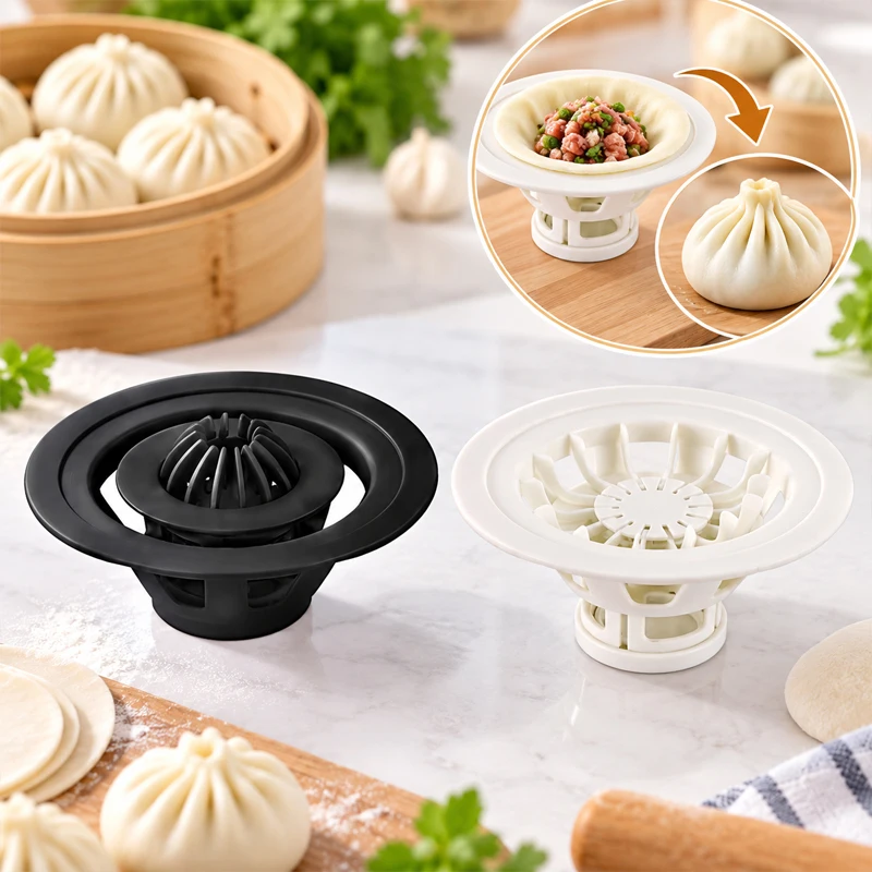 Flower Shaped Dumpling And Bun Press Flower Type Steamed Bun Mold Flower Dumplings Machine Easy to Use Household Kitchen Gadget