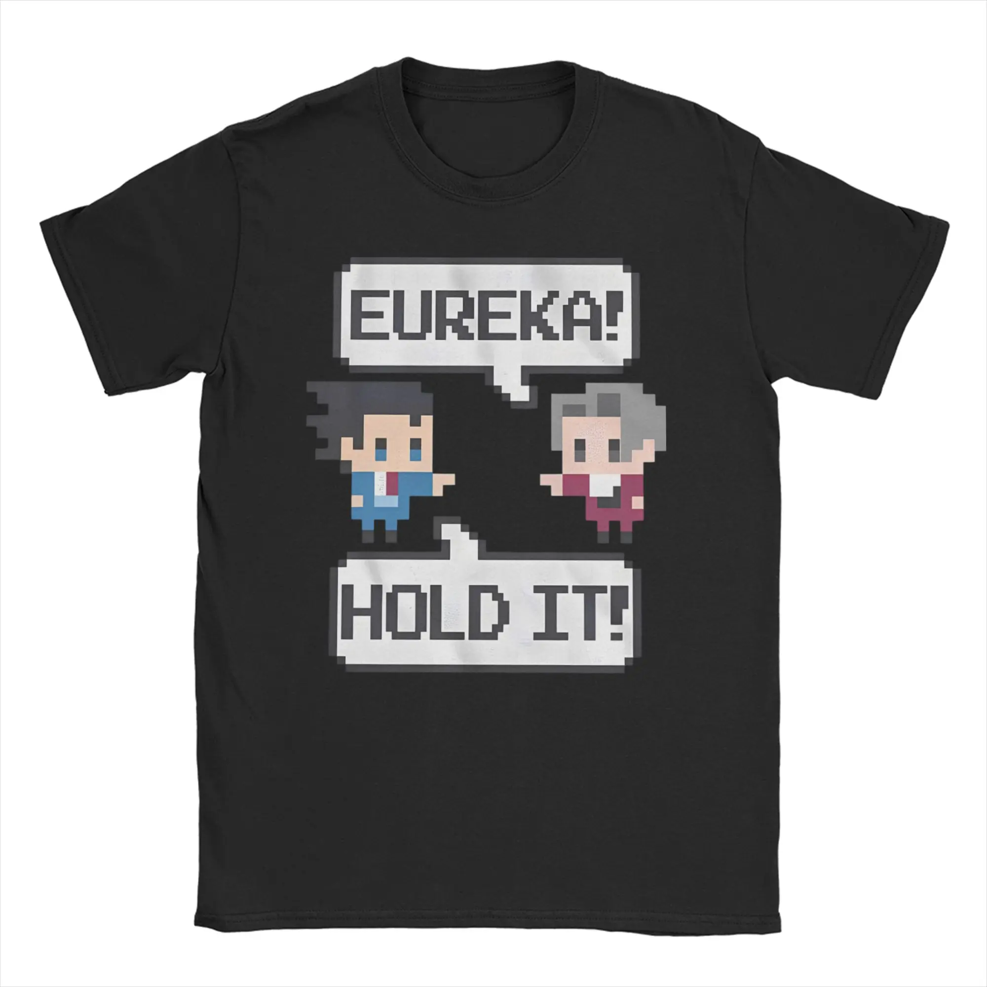 Ace Attorney Game T Shirts Men Women 100% Cotton Amazing T-Shirts Crew Neck Gyakuten Saiban Tee Shirt Short Sleeve Clothing Gift