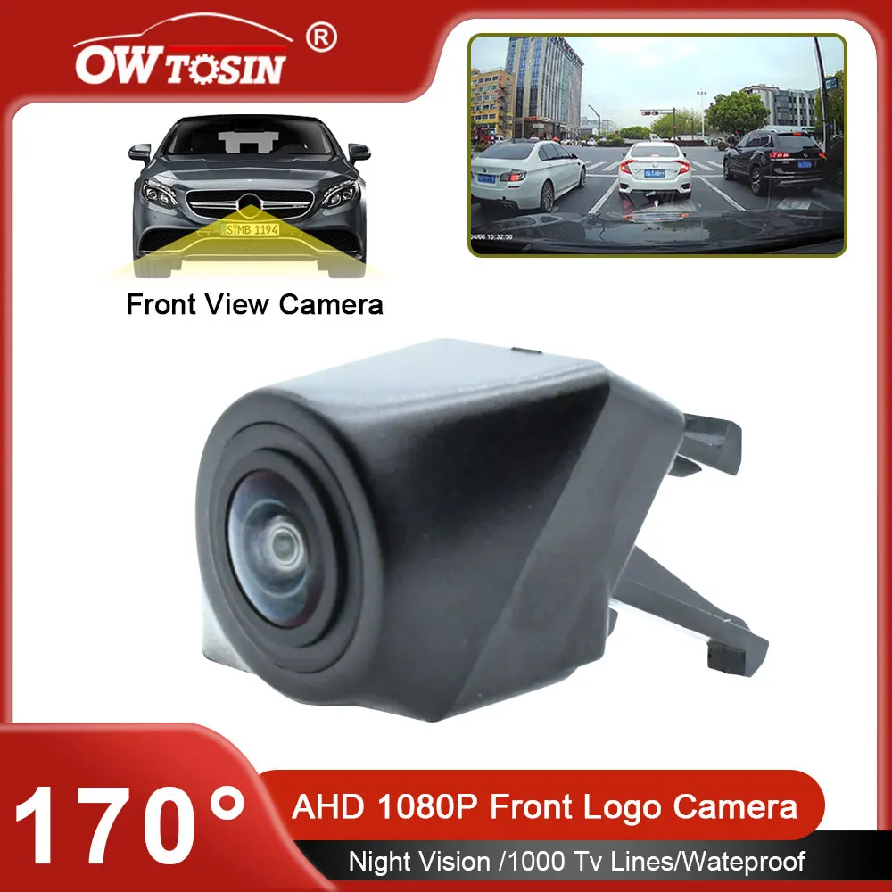 For Kia Sportage R 2011 2012 2013 Vehicle Logo Front View Camera  AHD 1080P 170° Fisheye Lens Car Front Camera 