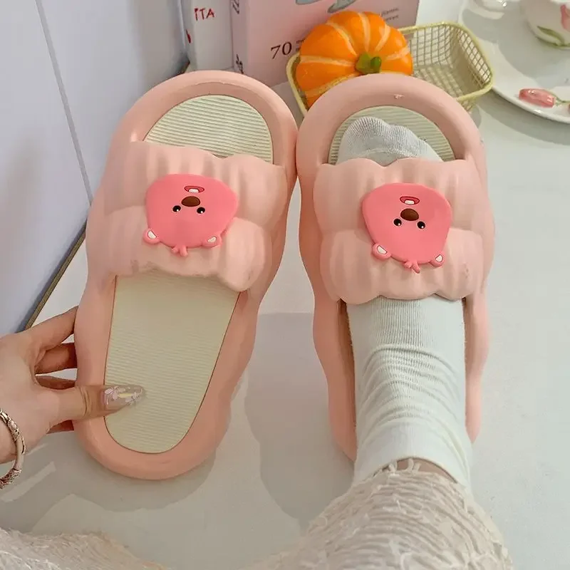 New Cartoon Loopy Little Beaver Slippers Home Shoes Bathroom Antiskid Ins Kawali Cute Toys Friend Gift Birthday Gift For Girls