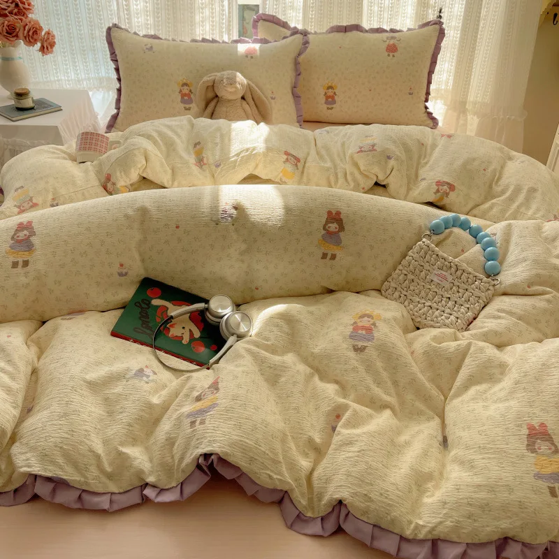 3-4pcs-bedding-set-150x200-bed-sheet-set-complete-full-size-sheets-mattress-cover-ruffle-bedding-set-kawaii-summer-bedspread