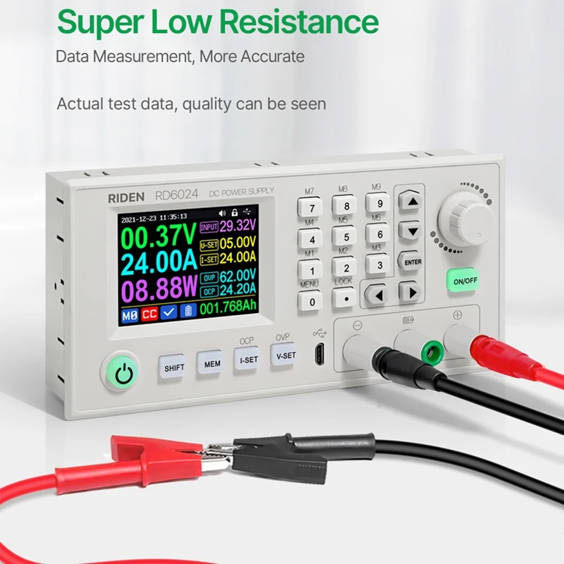 New Banana Plug To Alligator Clip Test Cable And Nicro Communication Cable For RD6006 RD6012 RD6024 Output