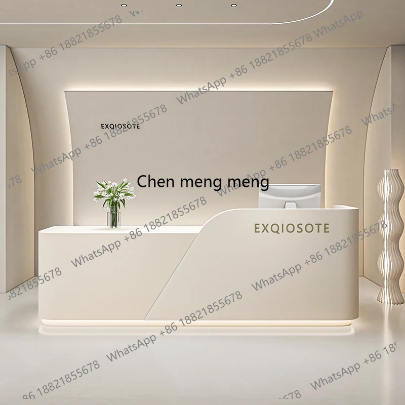 

Work Display Reception Desks Customer Design Counter Service Reception Desks Receptionist Commericial Escrivaninha Furniture