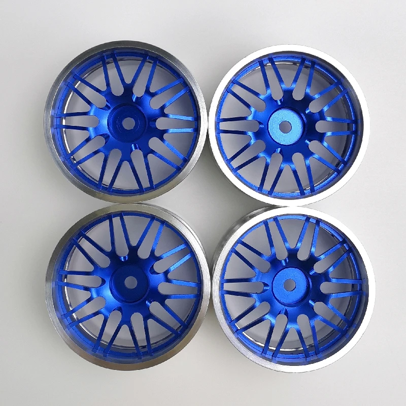 3/6/9/12mm Offset 4pcs CNC Machined Aluminum Wheels Rims 1/10 Scale RC Car On-road Drift Touring Model Hobby