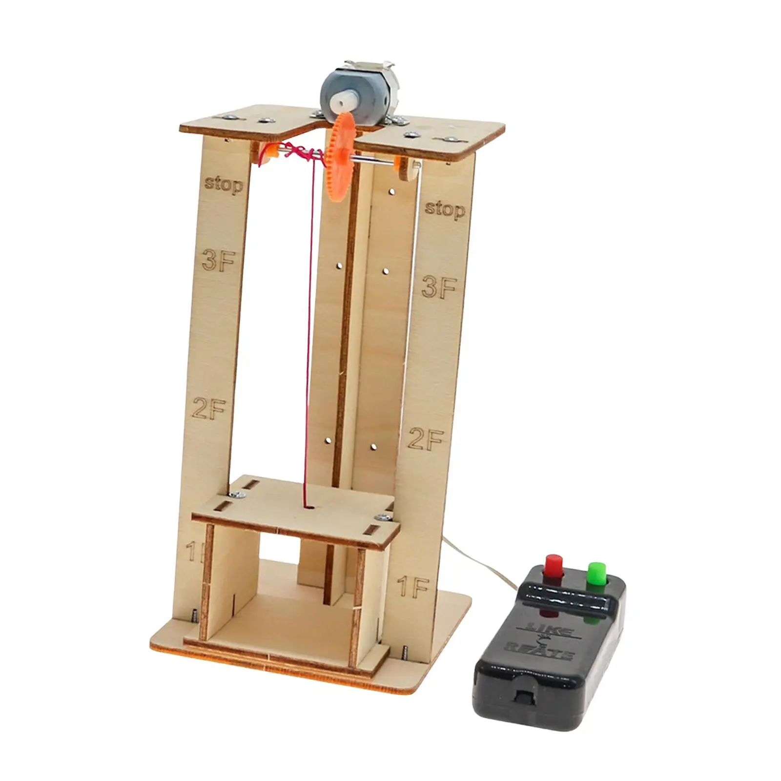 DIY Electric Lift Elevator Model Set for Inspiring Creativity Kids Gifts