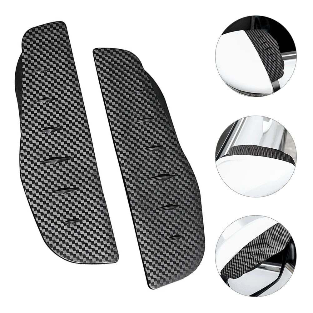 

1Pair Car Rearview Mirror Eyebrow Cover Heavy Duty Rain Sun Shield Fits Most Vehicles No Tools Needed Easy Install Side Mirror