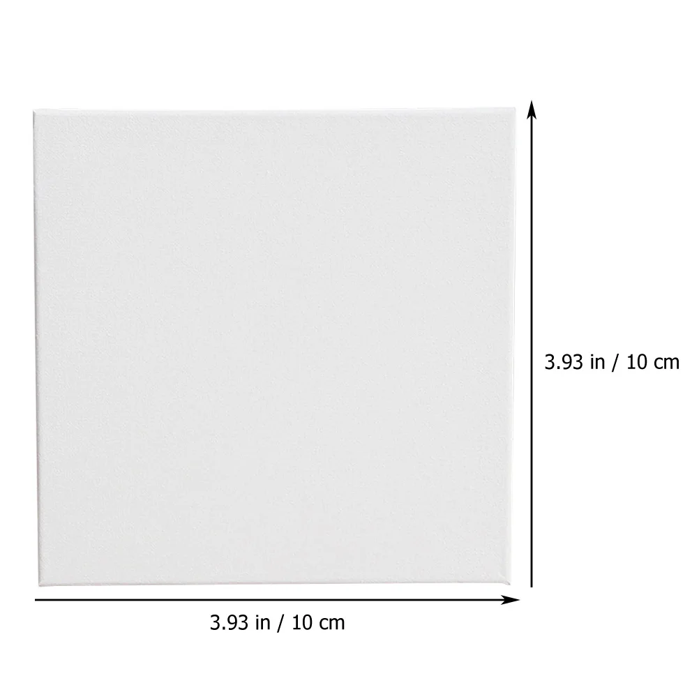 

10Pcs Oil Painting Frames Canvas Boards Square Shape Multipurpose Painting Tools for Acrylic Oil DIY Canvas Boards
