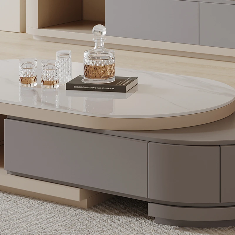 Display Mount TV Stands Cabinet Storage Table Coffee Table Set Modern Living Room TV Stands Mobile Shelf Mesa Furniture Bedroom image 6