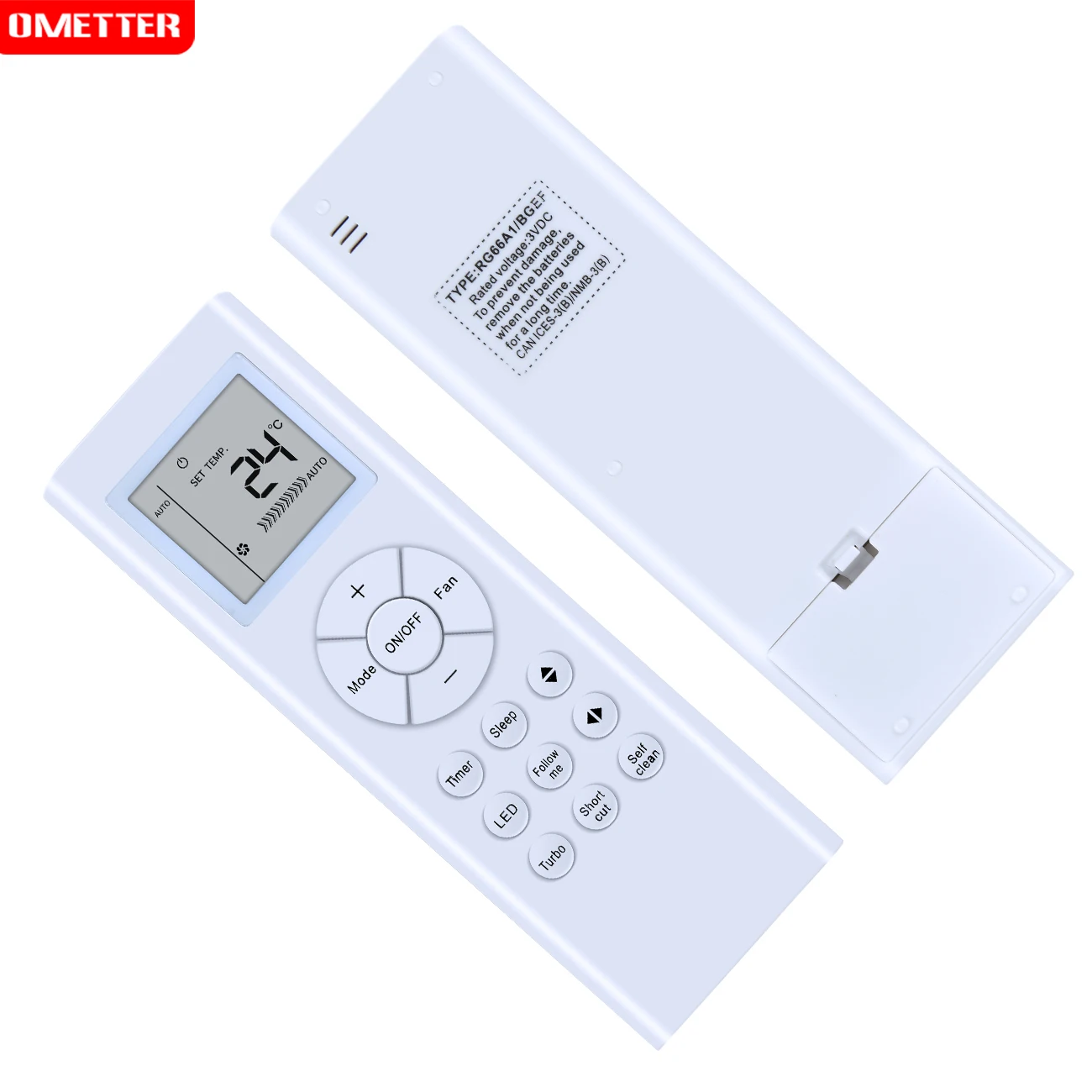 Klimatyzator zdalnego sterowania dla Midea RG66A1/BGEF & Kaden KS09 KS12 KS18 KS24 KS28 AC klimatyzator