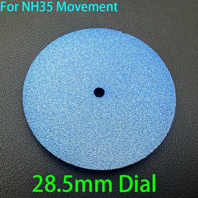 Blank NH35 Dial Watch Dial 28.5mm Dial Fits NH35 NH36 7S26 Automatic Movement for SKX SRPD Turtle Abalone Tuna Canne Watch Parts