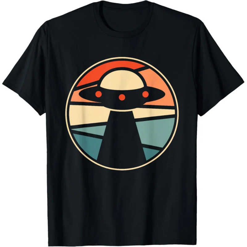 Retro Extraterrestrial Ufo Saucer - Spaceship Vintage Alien T-Shirt