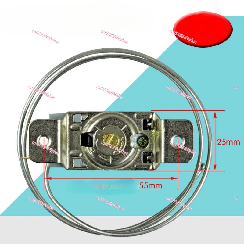 Refrigerator WPF12D thermostat, two-sided installation, two pins, freezer temperature control, probe 45cm-3 meters