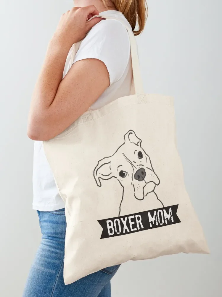 Boxer Mom, Boxer Dog, Boxer Lover, Cute Gift Tote cute pouch Canvas bag hand bag ladies Bag