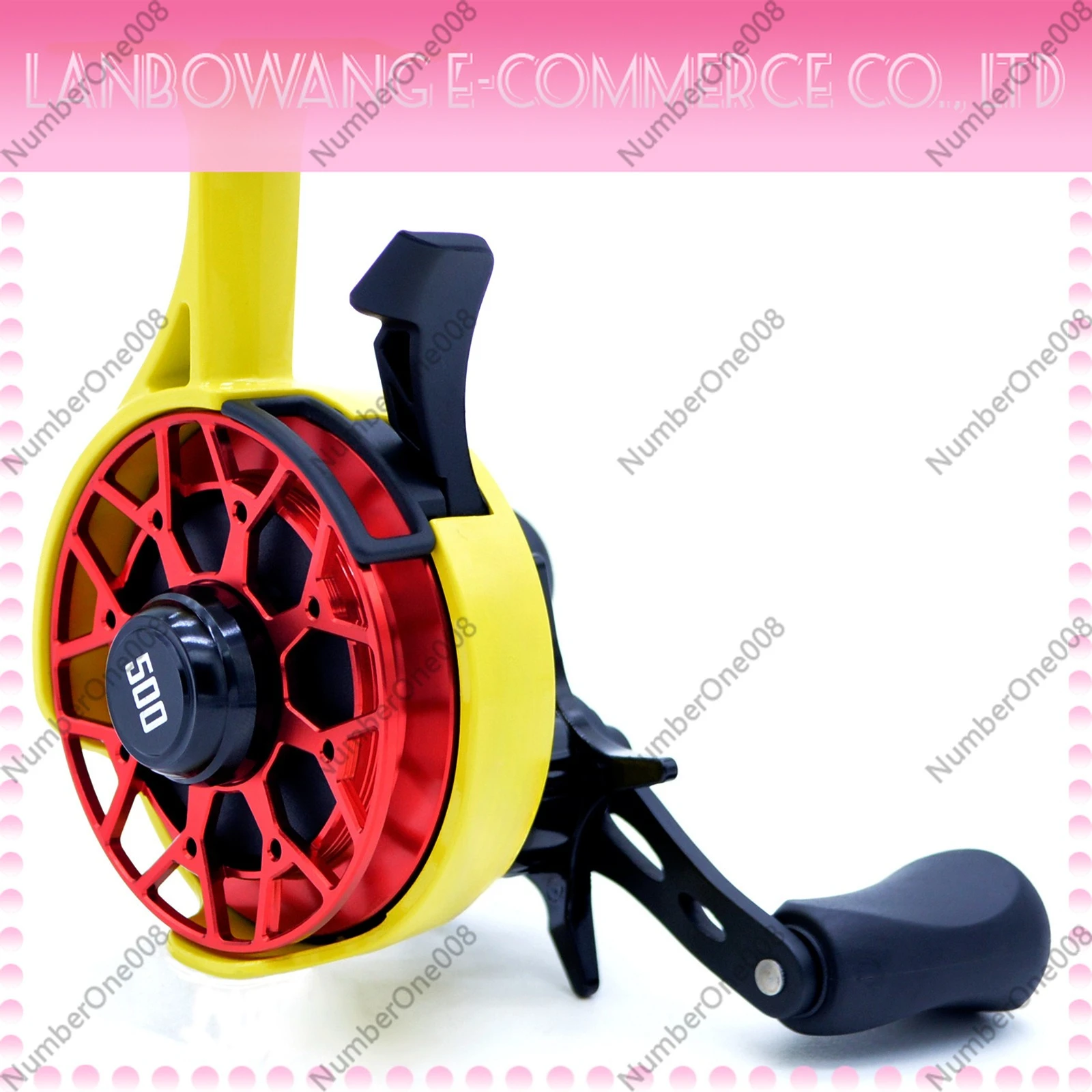 new-high-foot-ice-fishing-reel-4-axis-downspin-raft-strong-magnetic-slow-descent-cross-border