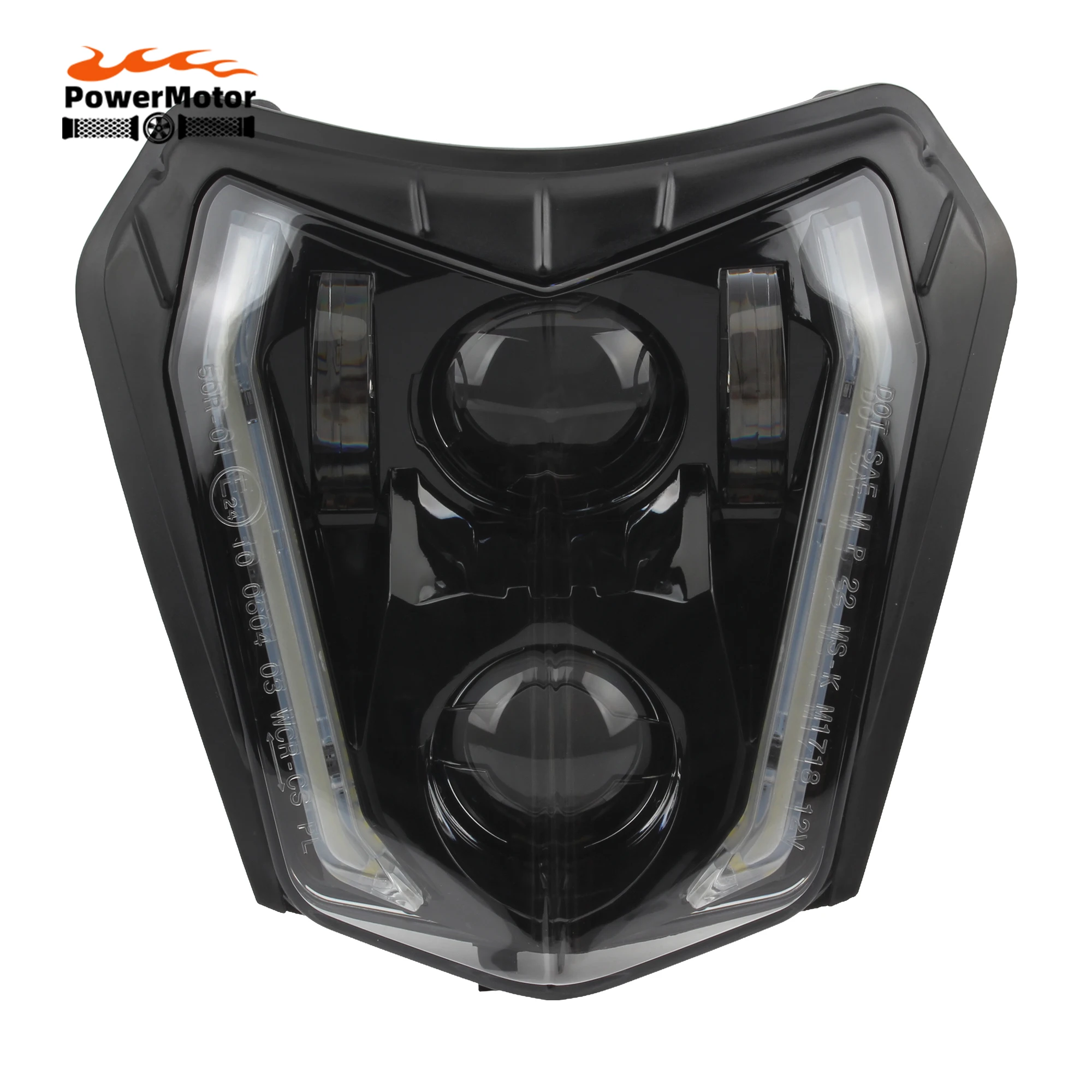 

Motorcycle LED Headlight Head Light Supermoto Fairing For KTM EXC XCW XCF Dirt Bike High Low Beam & DRL Accessories Enduro