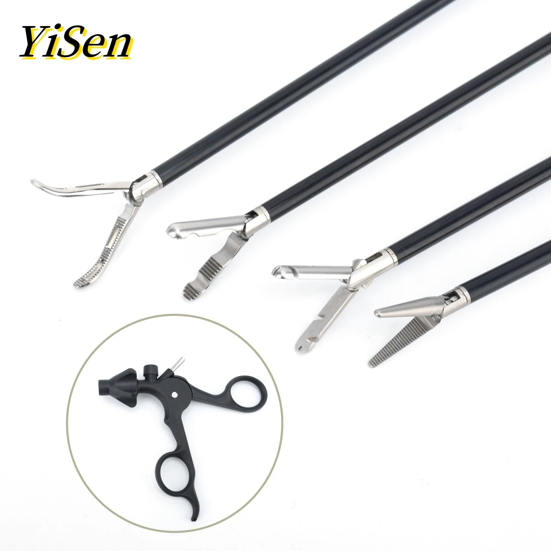 Лапароскопические инструменты, 5 мм, распределитель Мэриленд, изогнутые ножницы, захватывающие щипцы для желчного пузыря, биполярные щипцы